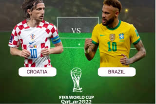 Etv Bharatફિફા વર્લ્ડ કપ 2022: ક્રોએશિયા VS બ્રાઝિલ ક્વાર્ટર પ્રથમ ક્વાર્ટર ફાઇનલ મેચ