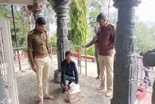 anti social element broken nandi statue