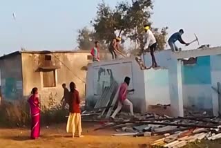 Action on demolition of house in Khadgawan