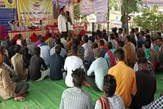 Truck driver strike in Rajnandgaon