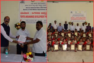 Toyota has adopted 30 model Anganwadi centers