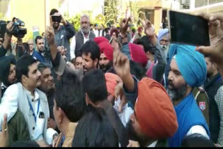 The celebration being celebrated by the Congress after the Himachal victory