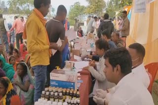 press club organizes free health camp at Nawadih