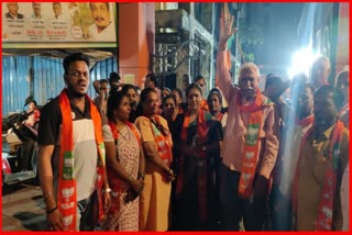 Jubilation of BJPs victory