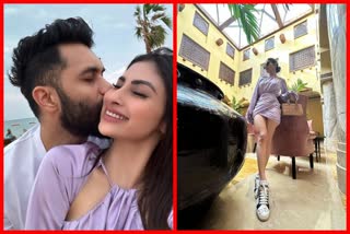 Mouni Roy and Suraj Nambiar Romantic Photos