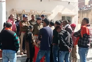 jabalpur bajrang dal protest against dharmantaran