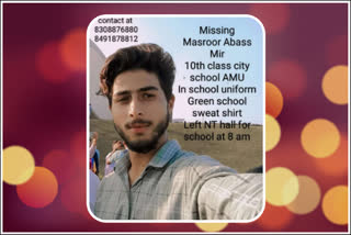 Kashmiri Student Missing