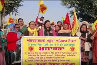 Kirti Kisan Union takes out protest march in Amritsar