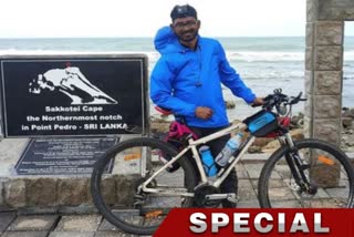 Bengali Cyclist travel different countries to spread the message of Water Conservation