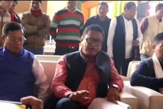 Minister Ronoj Pegu press conference in Majuli