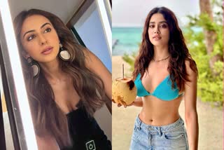 Janhvi Kapoor and rakul preet singh enjoy their holiday trip