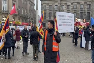 Anti China Protest throughout Europe to mark International Human Rights Day