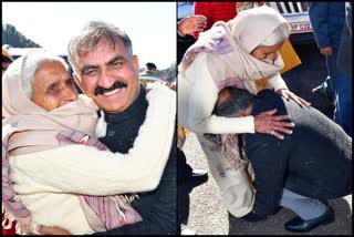 Sukhvinder Singh Sukhu took mother blessings before taking oath