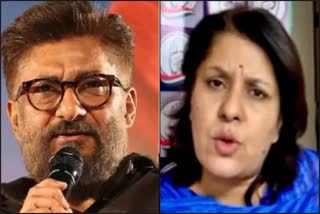 Vivek Agnihotri and Supriya Shrinate