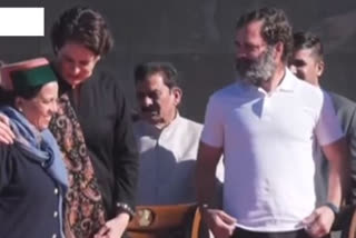 Rahul, Priyanka accorded a warm welcome to CM Sukhwinder Sukhu's Mother and Pratibha Singh