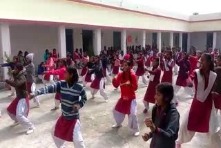 karate training in lalpur government school