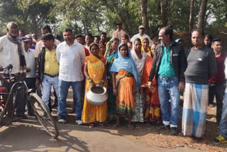 Villager Protest Against CCL Management