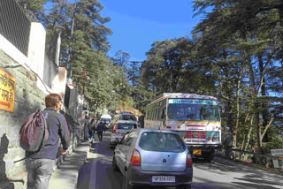 traffic problem in shimla