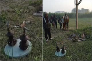 Thieves steal five transformers in the Siwan district of Bihar  five transformers stolen bihar  crime news bihar  national news  malayalam news  theft cutts electricity to five villages  villages were drowned in darkness bihar  theft news in bihar  ദേശീയ വാർത്തകൾ  മലയാളം വാർത്തകൾ  ട്രാൻസ്‌ഫോമറുകൾ മോഷ്‌ടിച്ചു  ബീഹാർ മോഷണ വാർത്തകൾ  അഞ്ച് ഗ്രാമങ്ങളെ ഇരുട്ടിലാക്കി  അഞ്ച് ട്രാൻസ്‌ഫോമറുകൾ മോഷ്‌ടിച്ചു  മോഷണം  അഞ്ച് ട്രാൻസ്‌ഫോമറുകൾ മോഷ്‌ടിച്ച് കള്ളന്മാർ