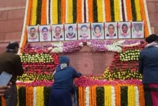 Etv Bharat 21st anniversary of terrorist attack on Parliament