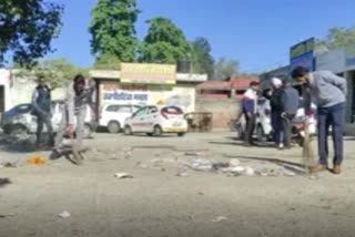 Shopkeepers of Zilla Parishad Market Hoshiarpur