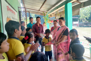 Helping hand to students from needy families