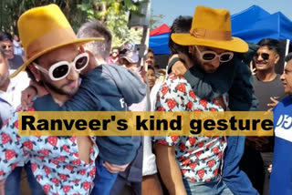 Ranveer Singh rescues child caught in crowd surge, watch viral video