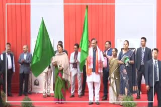 Flag off of solar powered lights by Chief Minister Himanta Biswa Sarma