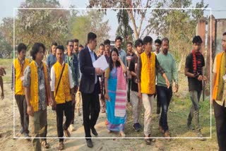 Student protest at Dr Shobha Brahma College of Music and Fine arts