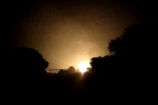 explosion in truck carrying gas cylinder in Bhagalpur Bihar