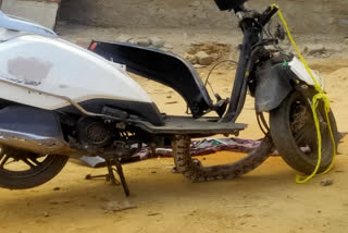 Massive python spotted curled inside a scooty in C'garh's MCB district