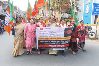 BJP Mahila Morcha Agitation