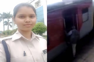 Female constable saved elderly life narmadapuram