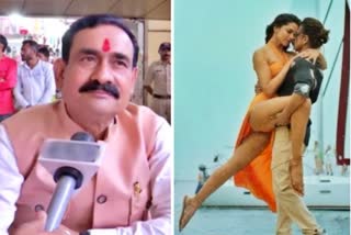 MP minister Narottam Mishra on Besharam Rang song