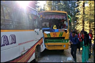 Bus accident in Mandi