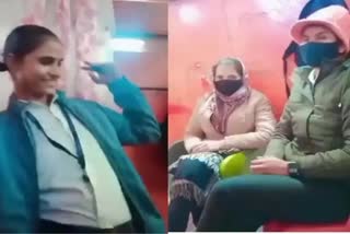 SP took action against woman policemen posted for Ram Janmabhoomi security made reel on the song 'Patli Kamariya'
