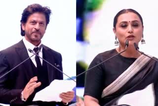 Shah Rukh Khan reads Rani Mukherji script to enthrall crowd at KIFF 2022