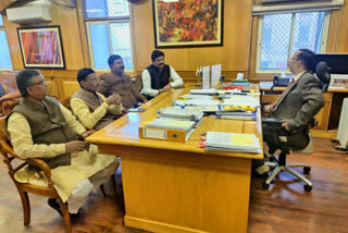 BJP MP Sanjay Seth met Heavy Industries Minister