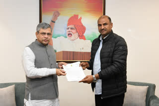 MP CP Joshi met Union Rail minster, put demand of Mavli Marwar gauge conversion