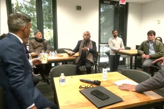 Uttar Pradesh delegation led by state finance minister Suresh Khanna visit Stanford University