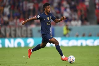 Kingsley Coman  Kingsley Coman fitness  FIFA World Cup  FIFA World Cup 2022  Qatar World Cup  France vs Argentina  Adrien Rabiot  Dayot Upamecano  France football team  അര്‍ജന്‍റീന vs ഫ്രാന്‍സ്  ഖത്തര്‍ ലോകകപ്പ്  ഫിഫ ലോകകപ്പ് 2022  കിങ്സ്ലി കോമാന്‍  കിങ്സ്ലി കോമാന് പനി  ഫ്രാന്‍സ് ഫുട്‌ബോള്‍ ടീം  ദയോട്ട് ഉപമെക്കാനോ  അഡ്രിയന്‍ റാബിയോട്ട്