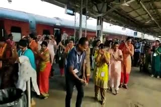 Jabalpur railway station Tamil Sangam tradition