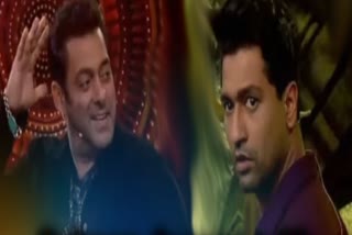Vicky Kaushal in bigg boss stage of  Salman Khan