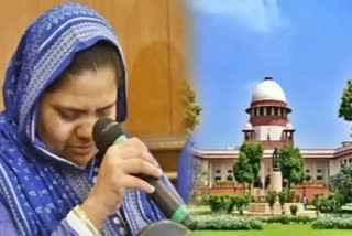 supreme court dismisses review petition  bilkis bano case  bilkis bano case update  bilkis bano case of release of 11 convicts  ಬಿಲ್ಕಿಸ್ ಬಾನೊ ಪ್ರಕರಣ  ಮರುಪರಿಶೀಲನಾ ಅರ್ಜಿ ವಜಾಗೊಳಿಸಿದ ಸುಪ್ರೀಂಕೋರ್ಟ್  ಸಾಮೂಹಿಕ ಅತ್ಯಾಚಾರ ಮತ್ತು ಕೊಲೆ ಪ್ರಕರಣ  ಸುಪ್ರೀಂ ಕೋರ್ಟ್‌ಗೆ ಮರುಪರಿಶೀಲನಾ ಅರ್ಜಿ  ಬಿಲ್ಕಿಸ್ ಬಾನೊ ಅರ್ಜಿಯನ್ನು ಸುಪ್ರೀಂ ಕೋರ್ಟ್ ವಜಾ  ಅರ್ಜಿಯನ್ನು ನ್ಯಾಯಾಲಯ ವಜಾ