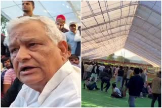 Kirori Lal Meena captured Rahul Gandhi tent in Alwar
