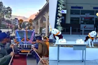 Farewell given to Dog Squad at Bhuntar Airport