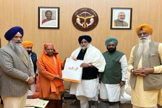 Sukhbir Badal met Chief Minister Yogi Adityanath