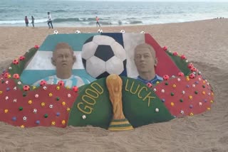 Sand artist Sudarshan pattnaik