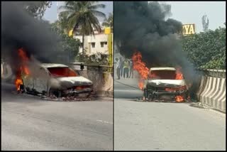 anekal-car-caught-fire-on-flyover