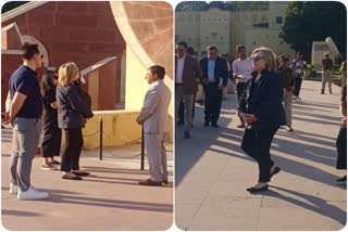 Hillary Clinton Visits Jantar Mantar in Jaipur